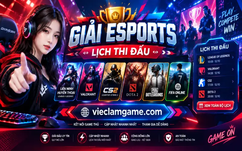 Giải Đấu Esports Chuyên Nghiệp